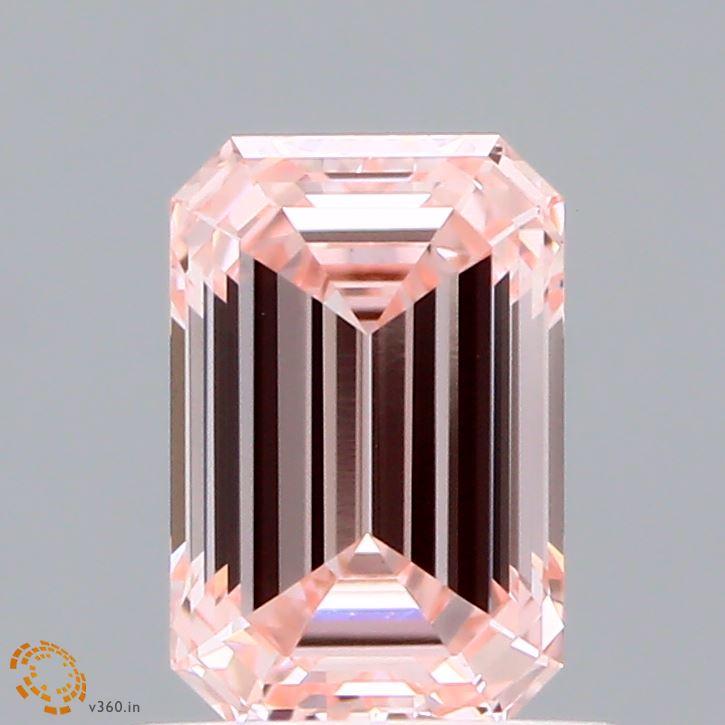1.02 Ct. Fancy Intense Pink Emerald Lab Grown Diamond