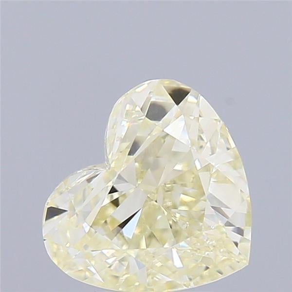 1.05 Ct. Light Yellow Heart Lab Grown Diamond
