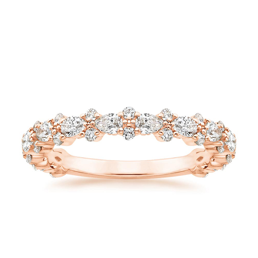 14K Rose Gold Viola Diamond Ring (3/4 ct. tw.), large top view