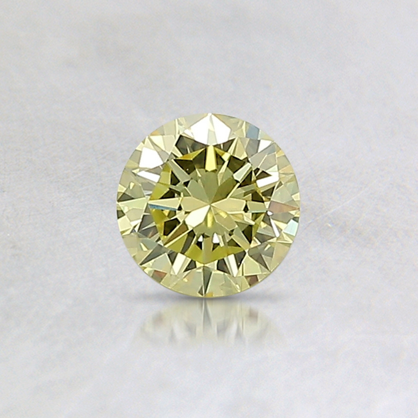0.34 Ct. Fancy Yellow Round Diamond