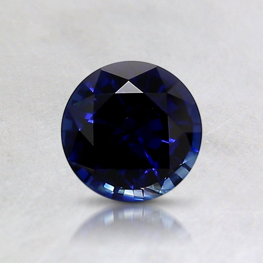 5.5x5.4mm Super Premium Blue Round Sapphire