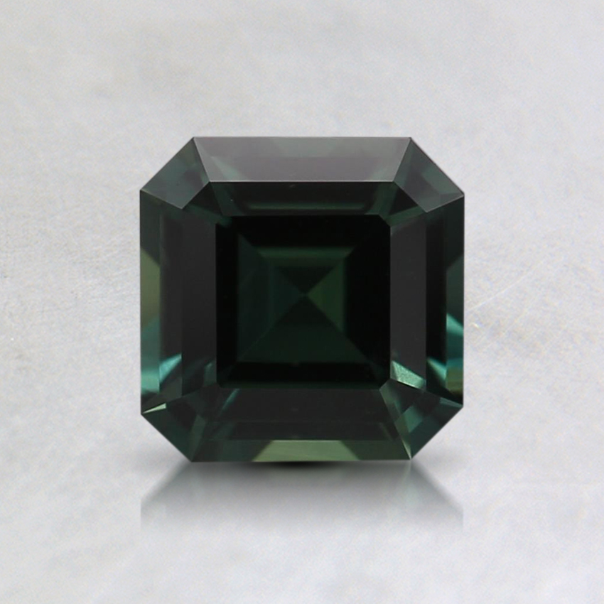 5.4mm Teal Asscher Sapphire