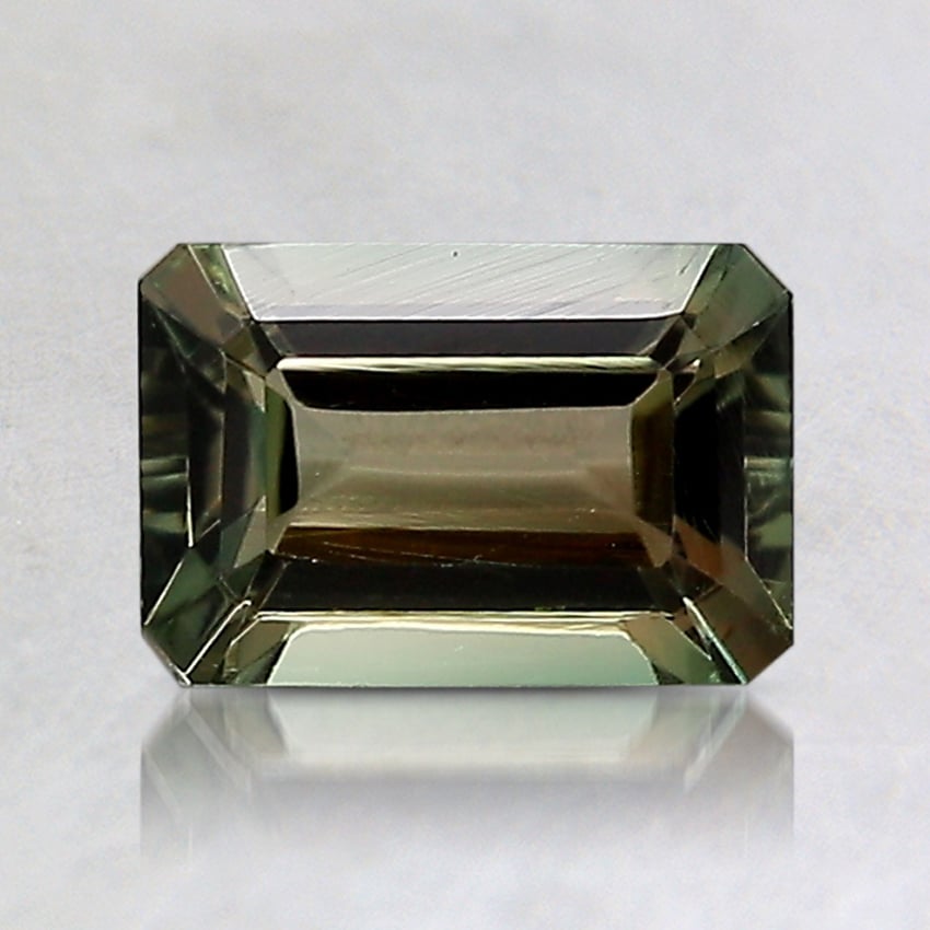 7.2x4.9mm Unheated Parti-Color Emerald Oregon Sunstone