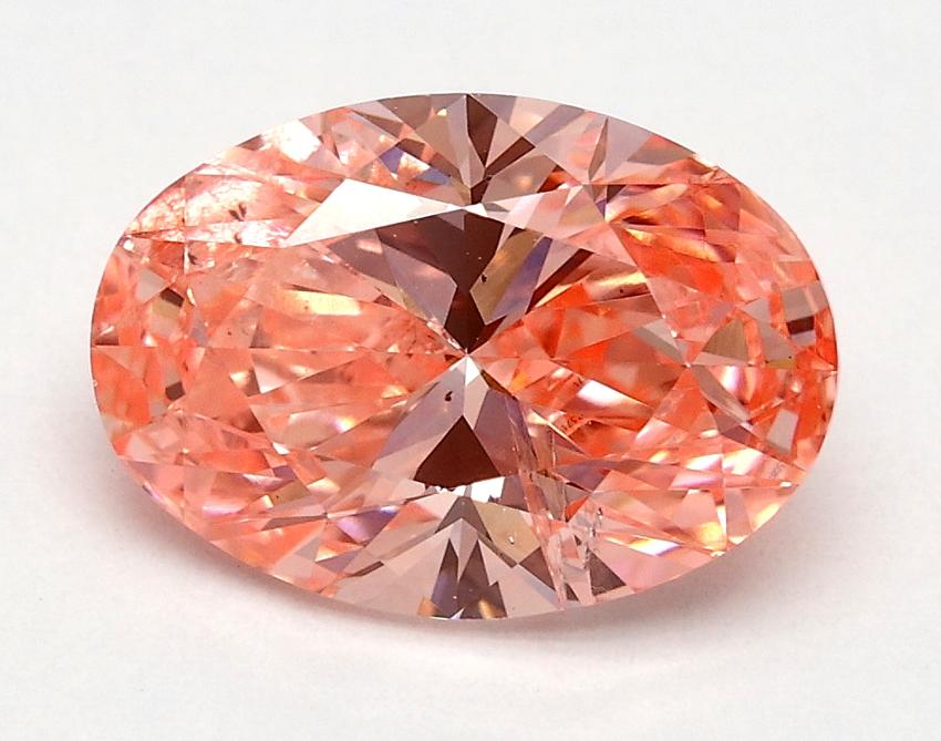 1.80 Ct. Fancy Vivid Pink Oval Lab Grown Diamond