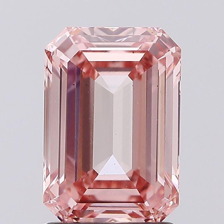 1.97 Ct. Fancy Intense Pink Emerald Lab Grown Diamond