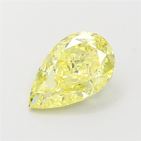 1.09 Ct. Fancy Intense Yellow Pear Lab Grown Diamond