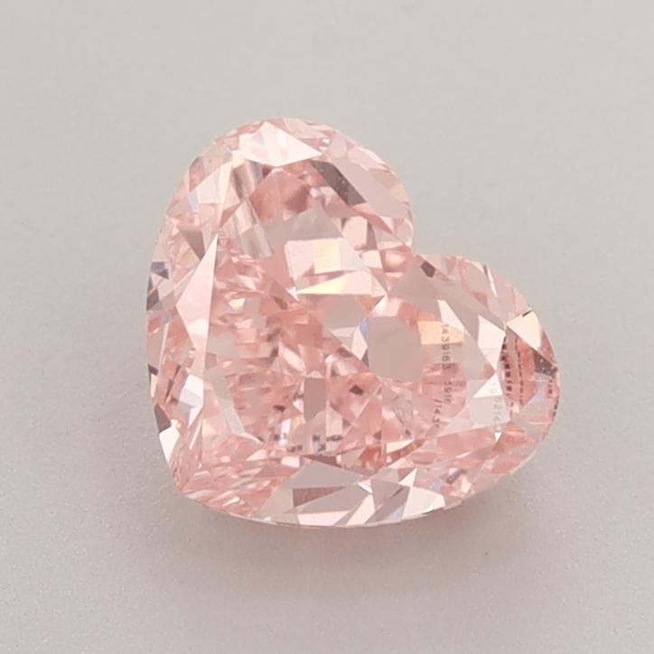 1.51 Ct. Fancy Vivid  Pink Heart Lab Grown Diamond