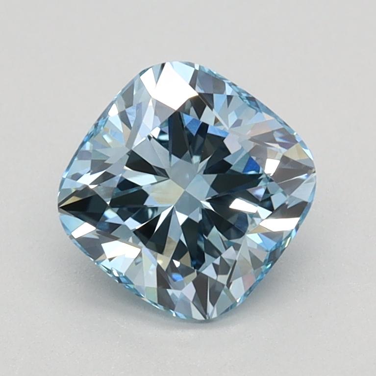 1.05 Ct. Fancy Intense Blue Cushion Lab Grown Diamond