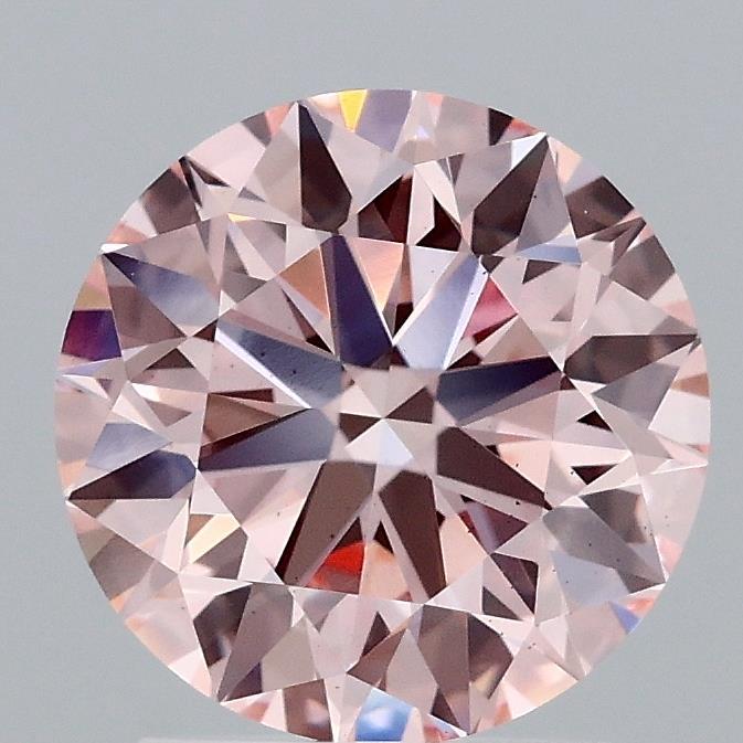 2.06 Ct. Fancy Intense Pink Round Lab Grown Diamond