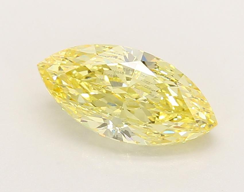 1.67 Ct. Fancy Vivid Yellow Marquise Lab Grown Diamond