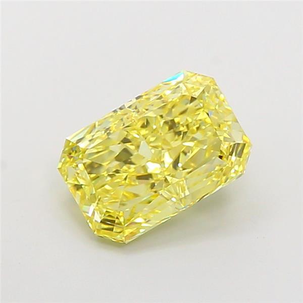 2.50 Ct. Fancy Intense Yellow Radiant Lab Grown Diamond