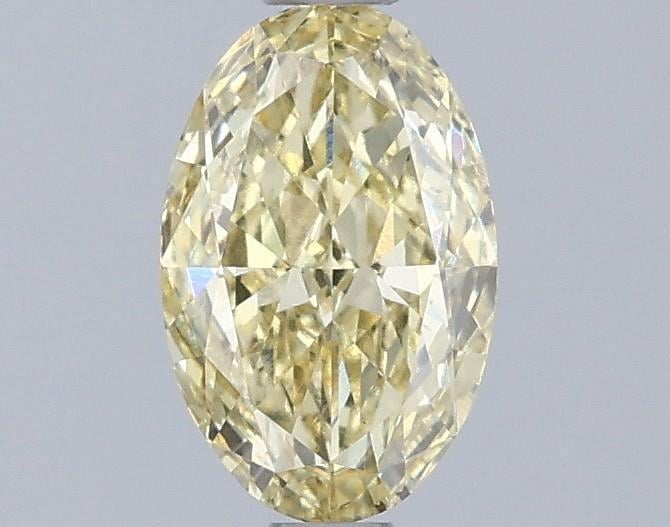 1.00 Ct. Fancy Yellow Oval Lab Grown Diamond