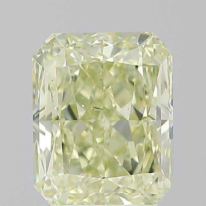 2.02 Ct. Fancy Light Greenish Yellow Radiant Diamond