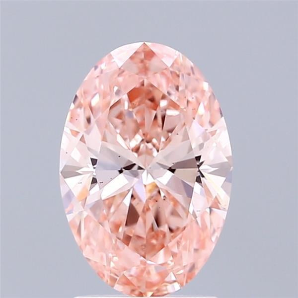 1.57 Ct. Fancy Vivid Pink Oval Lab Grown Diamond