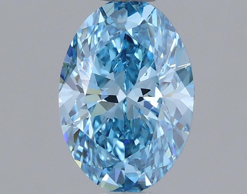 1.00 Ct. Fancy Blue Oval Lab Grown Diamond