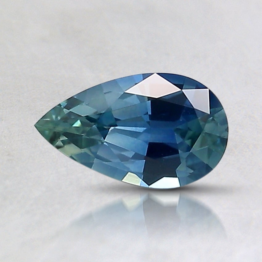 7.5x4.5mm Blue Pear Montana Sapphire
