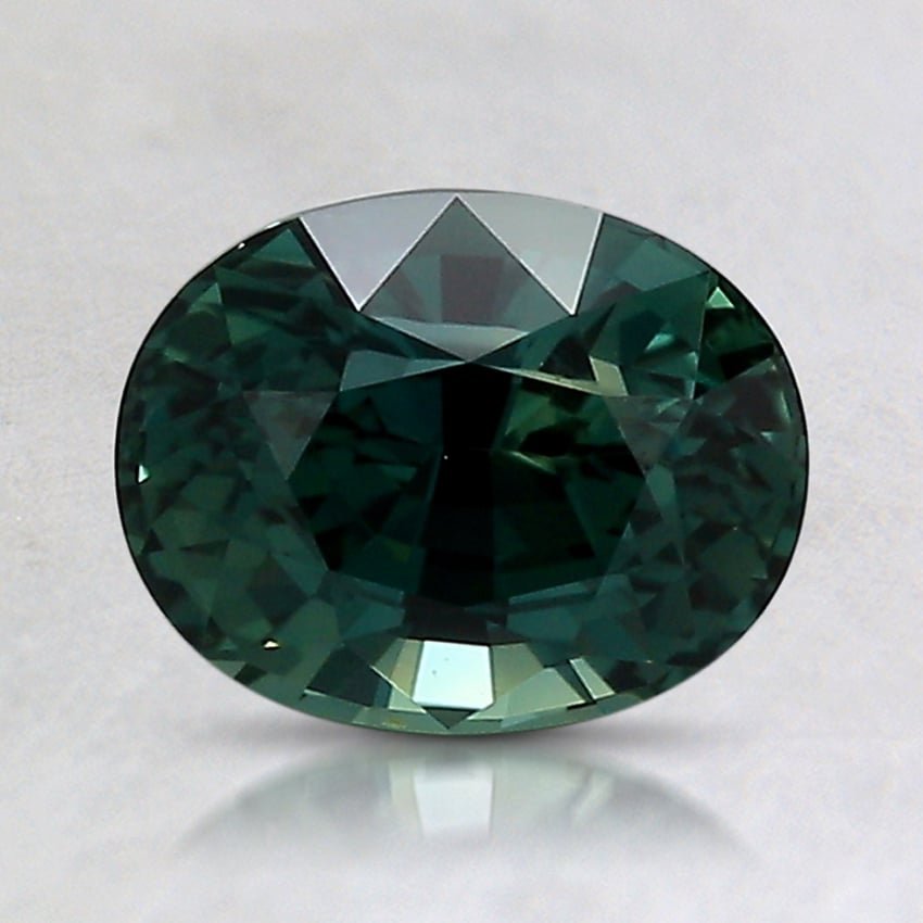 7.6x6mm Unheated Blue Oval Sapphire