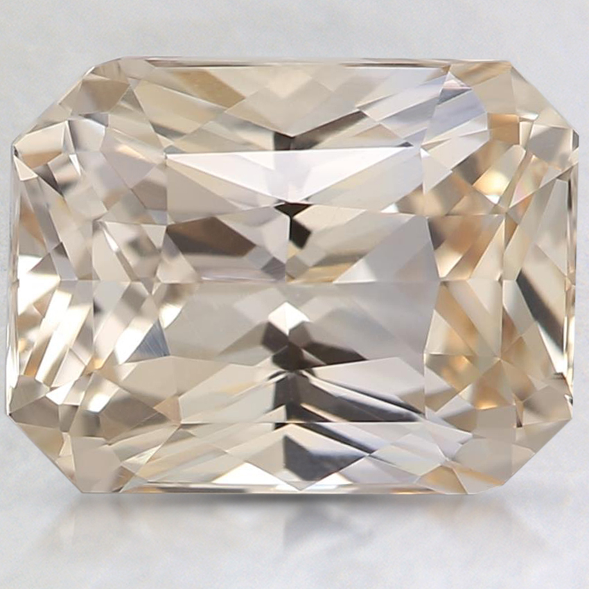 9.9x7.6mm Unheated Peach Radiant Sapphire