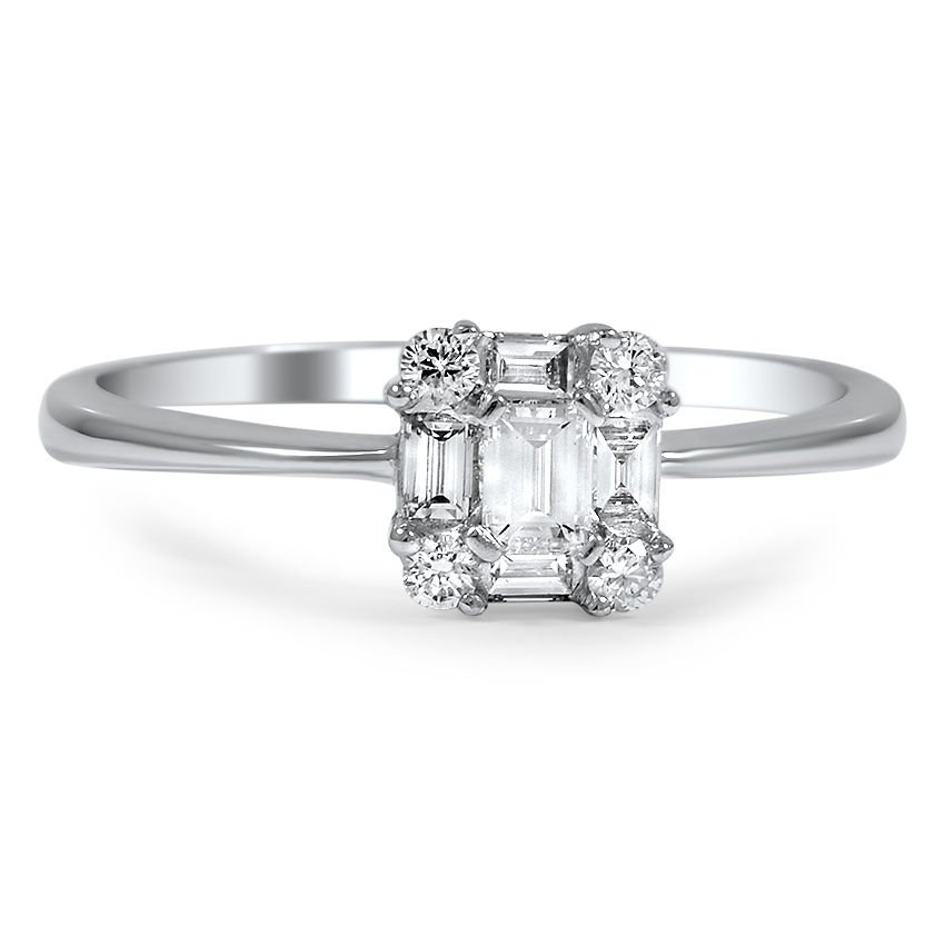 Modern Diamond Vintage Ring