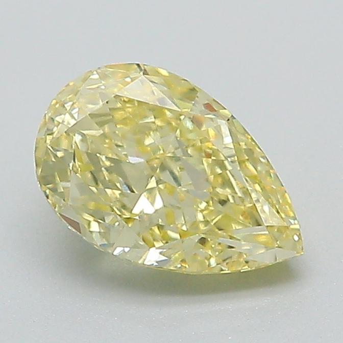 1.19 Ct. Fancy Intense Yellow Pear Lab Grown Diamond