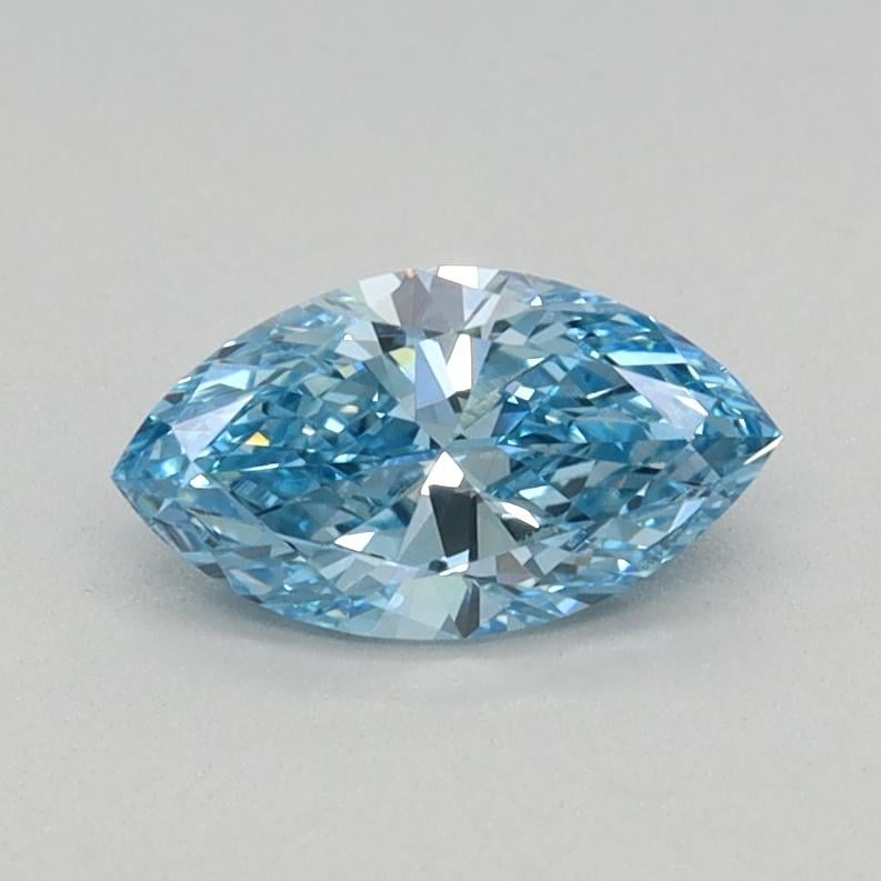 0.40 Ct. Fancy Vivid Blue Marquise Lab Grown Diamond