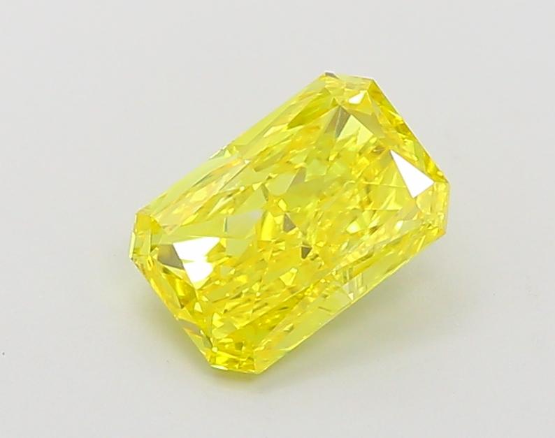 1.5 Ct. Fancy Vivid Yellow Radiant Lab Grown Diamond