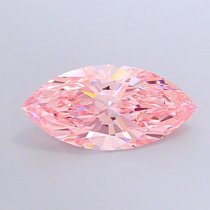 2.39 Ct. Fancy Vivid Pink Marquise Lab Grown Diamond