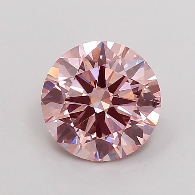 1.07 Ct. Fancy Pink Round Lab Grown Diamond