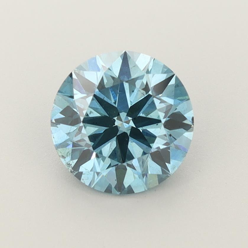 2.12 Ct. Fancy Vivid Blue Round Lab Grown Diamond