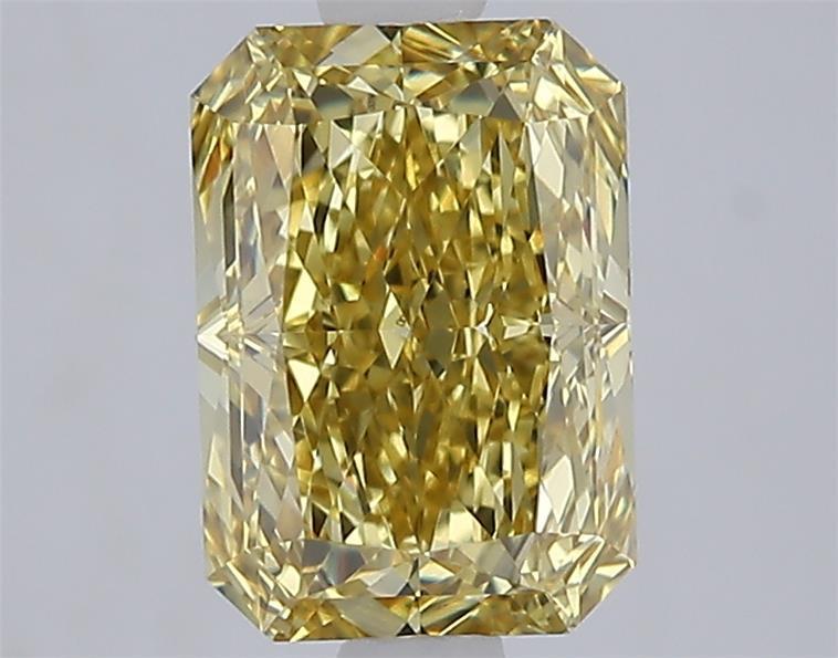 2.04 Ct. Fancy Intense  Yellow Radiant Lab Grown Diamond