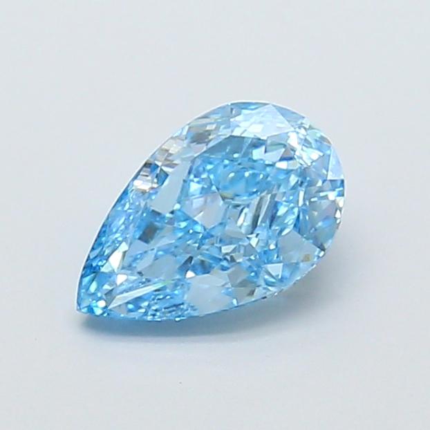 1.05 Ct. Fancy Vivid Blue Pear Lab Grown Diamond
