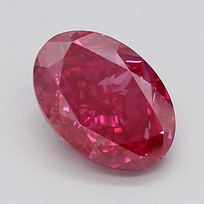 2.36 Ct. Fancy Vivid  Pink Oval Lab Grown Diamond