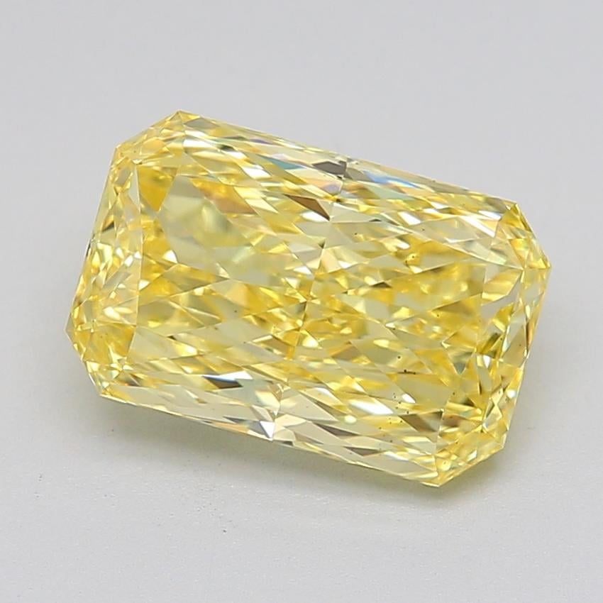 4.02 Ct. Fancy Intense Yellow Radiant Lab Grown Diamond