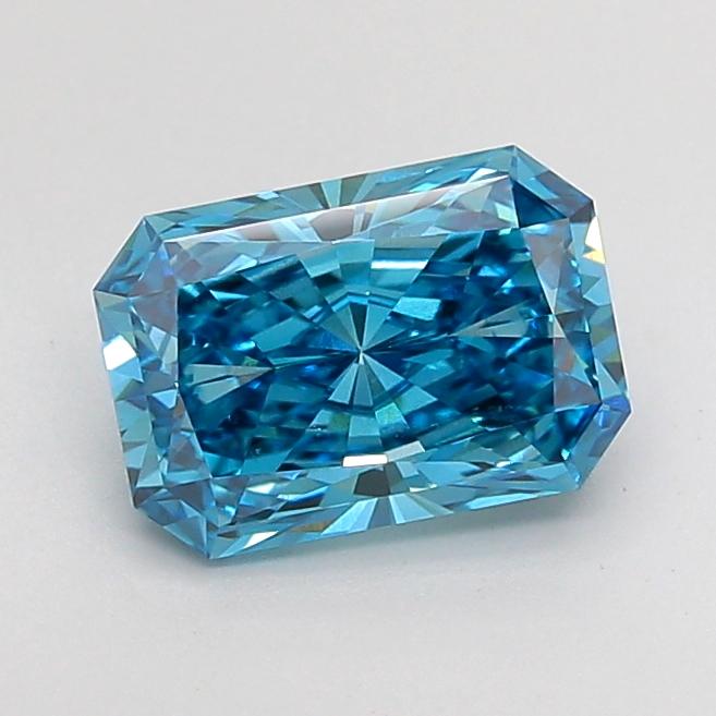 2.03 Ct. Fancy Vivid None Blue Radiant Lab Grown Diamond