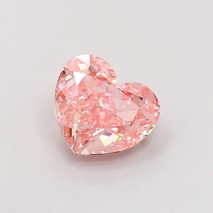 1.27 Ct. Fancy Intense  Pink Heart Lab Grown Diamond