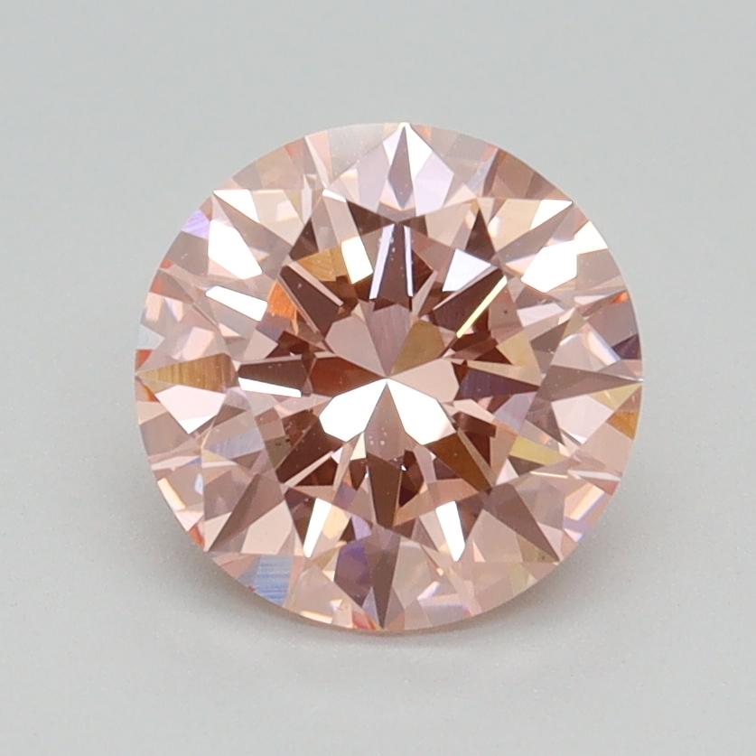 1.60 Ct. Fancy Intense Pink Round Lab Grown Diamond