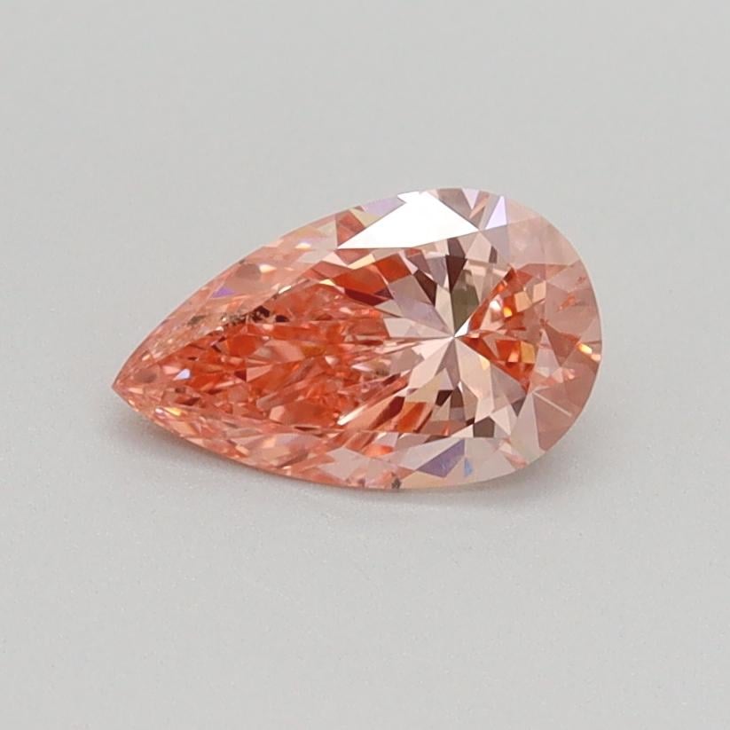 0.56 Ct. Fancy Intense Pink Pear Lab Grown Diamond