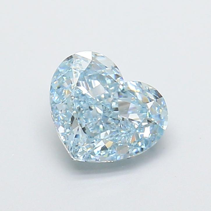 2.10 Ct. Fancy Intense  Blue Heart Lab Grown Diamond