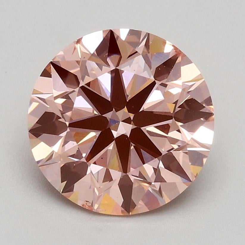 1.61 Ct. Fancy Intense Pink Round Lab Grown Diamond