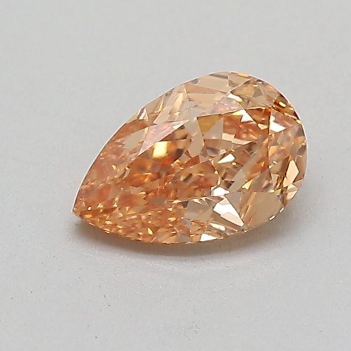 0.50 Ct. Fancy Orange Pear Lab Grown Diamond