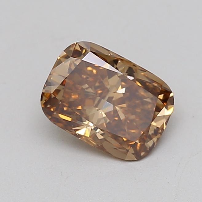 0.94 Ct. Fancy  Brown Cushion Lab Grown Diamond