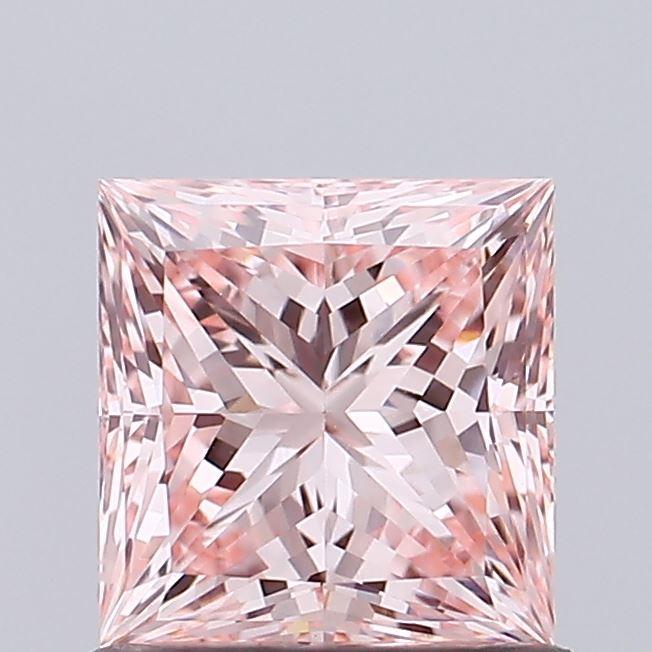 1.06 Ct. Fancy Intense Pink Princess Lab Grown Diamond