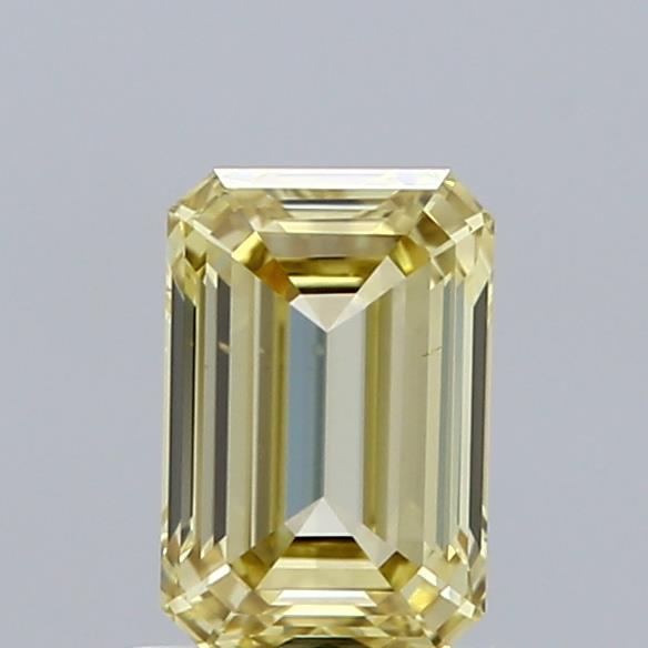 1.01 Ct. Fancy Intense Yellow Emerald Lab Grown Diamond