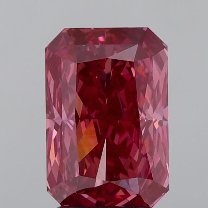 3.28 Ct. Fancy Vivid Pink Radiant Lab Grown Diamond