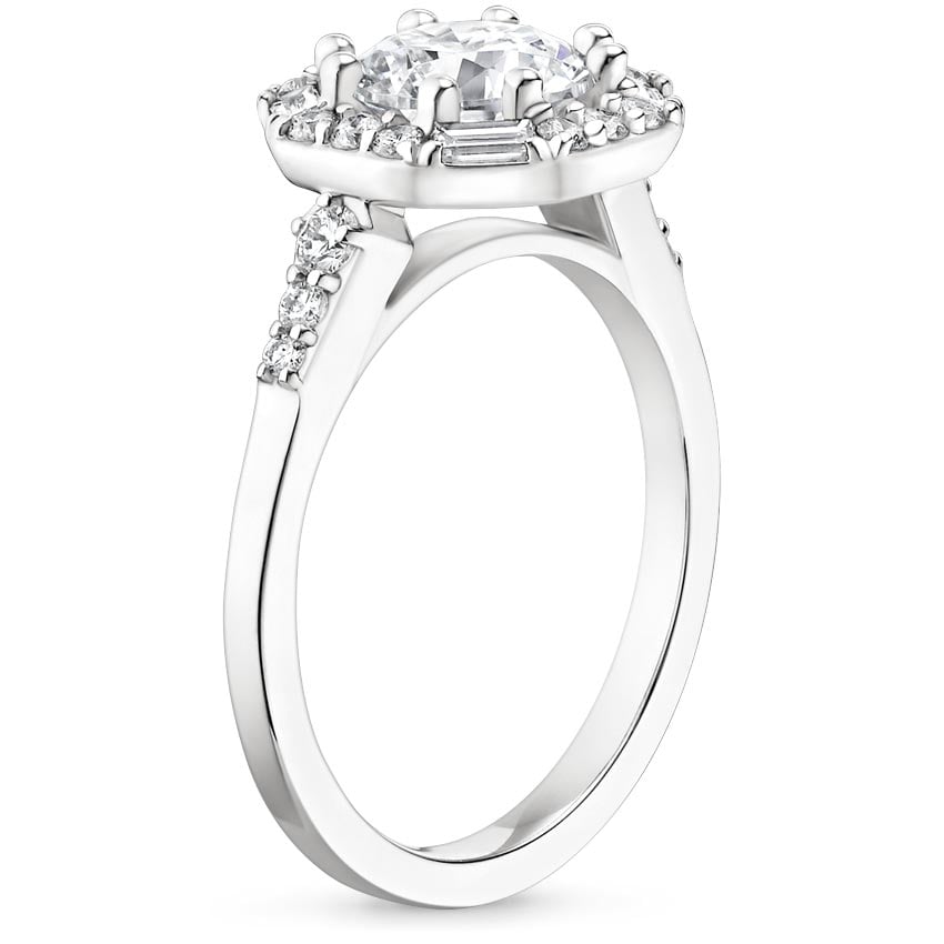 18K White Gold Octavia Diamond Ring (1/3 ct. tw.), large side view