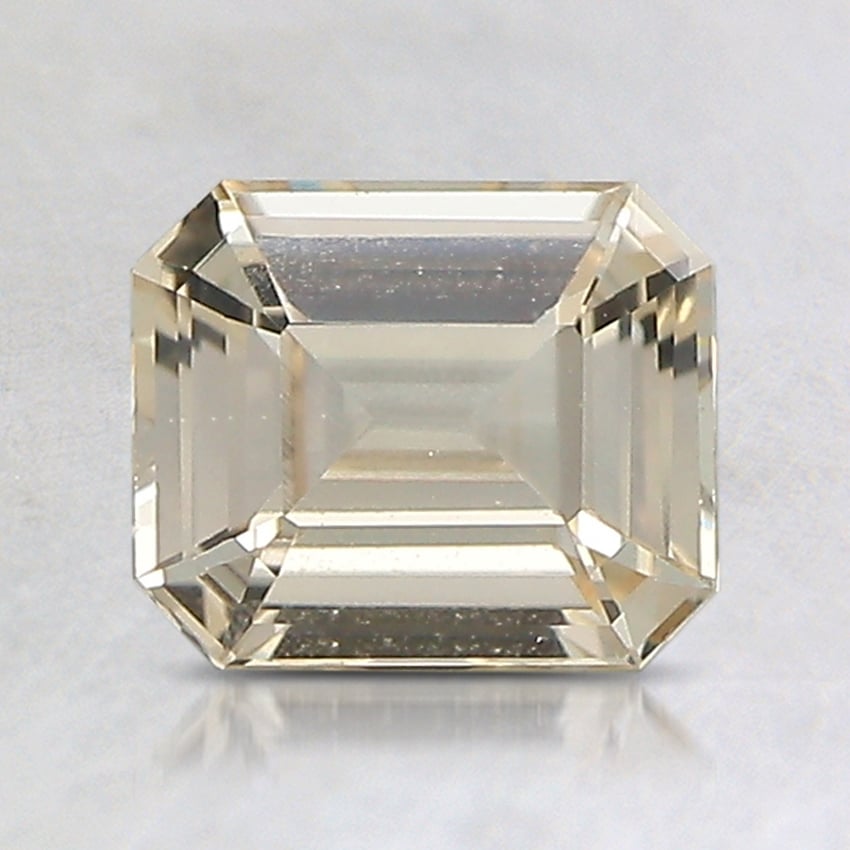7x5.9mm Unheated Orange Emerald Sapphire