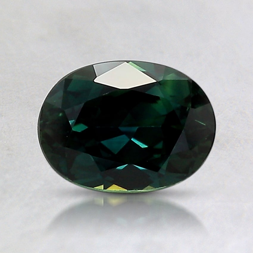 7.2x5.3mm Unheated Teal Oval Australian Sapphire