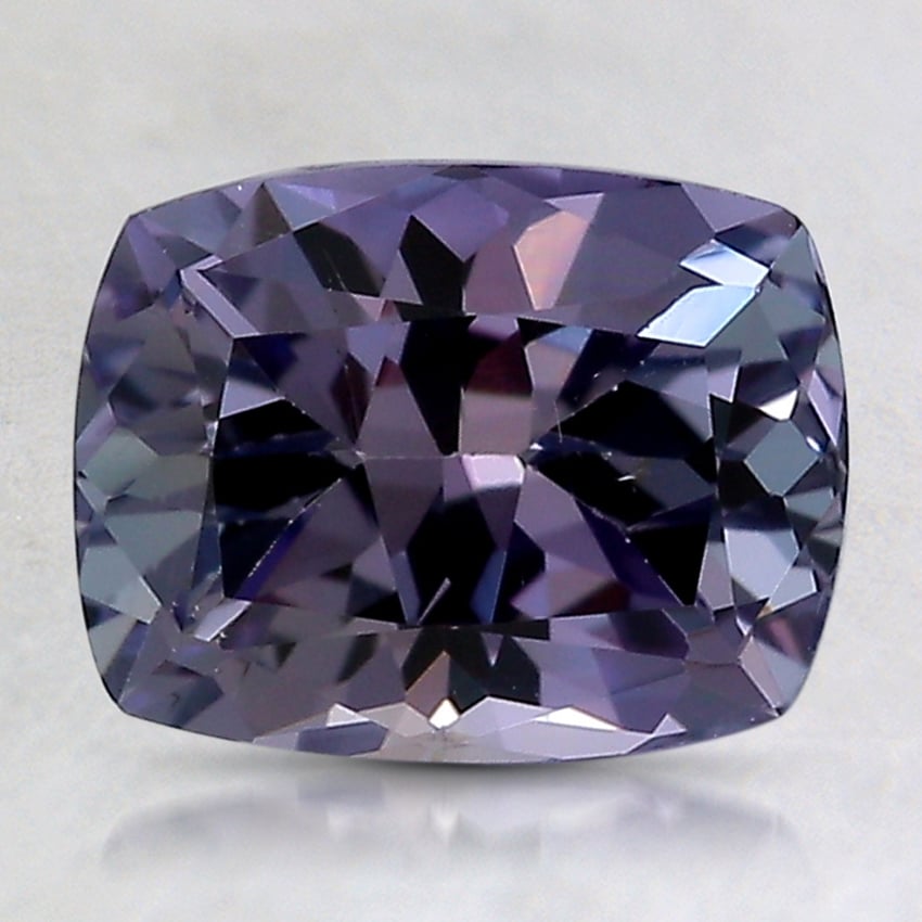 8.5x6.6mm Unheated Violet Cushion Tanzanite