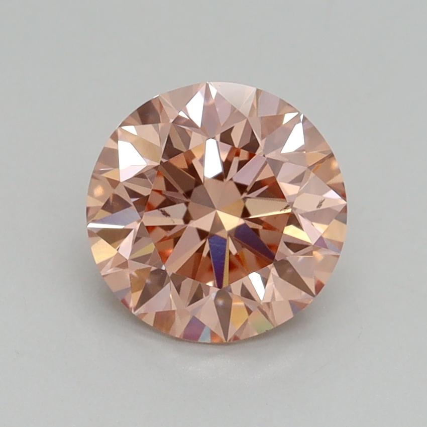 1.51 Ct. Fancy Intense Pink Round Lab Grown Diamond