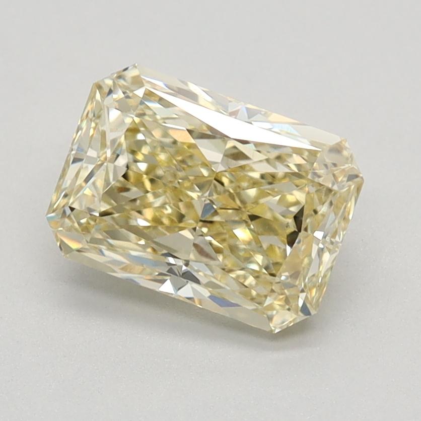1.27 Ct. Fancy Light Yellow Radiant Lab Grown Diamond
